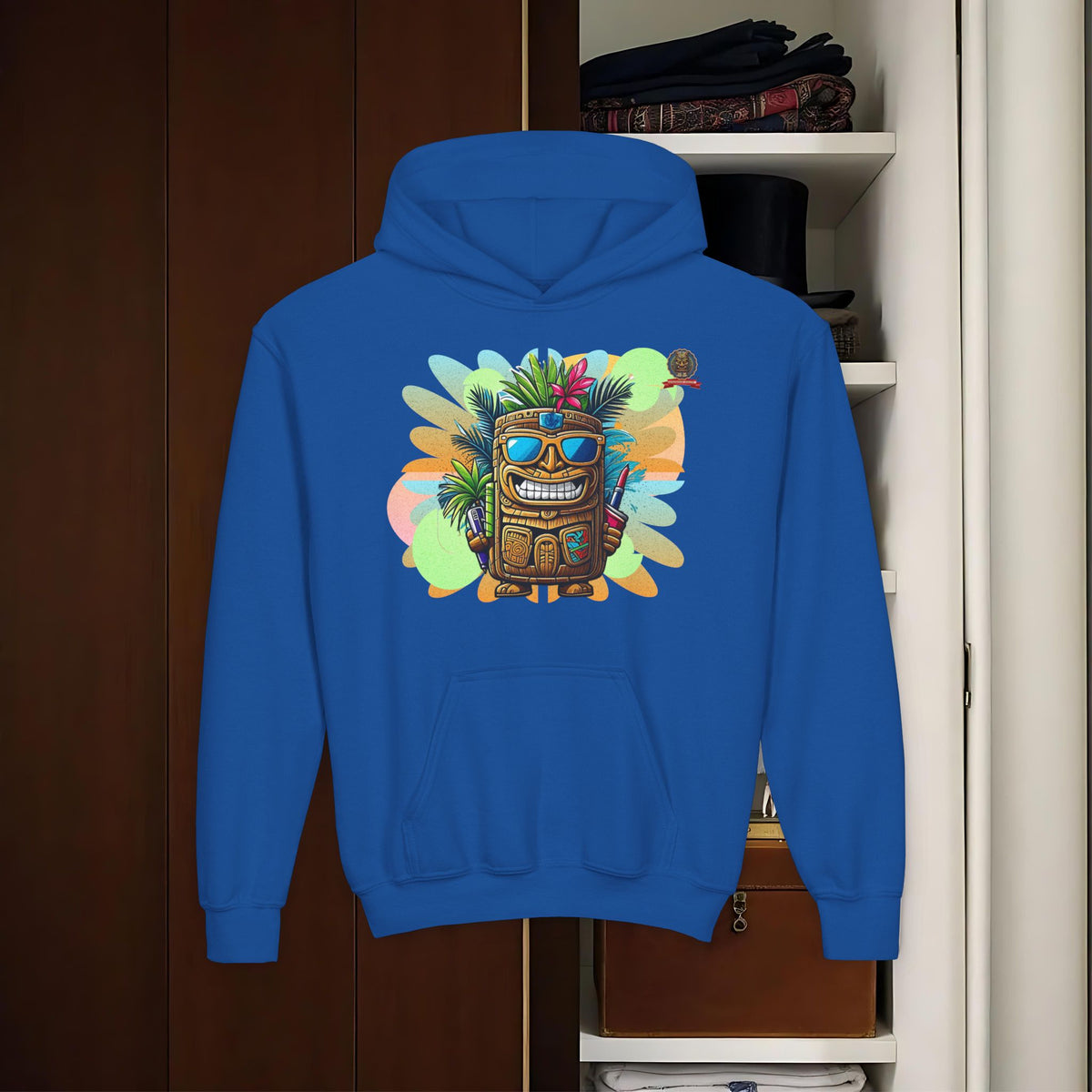 THE TIKI SPIRIT - Thick hooded sweatshirt for youth