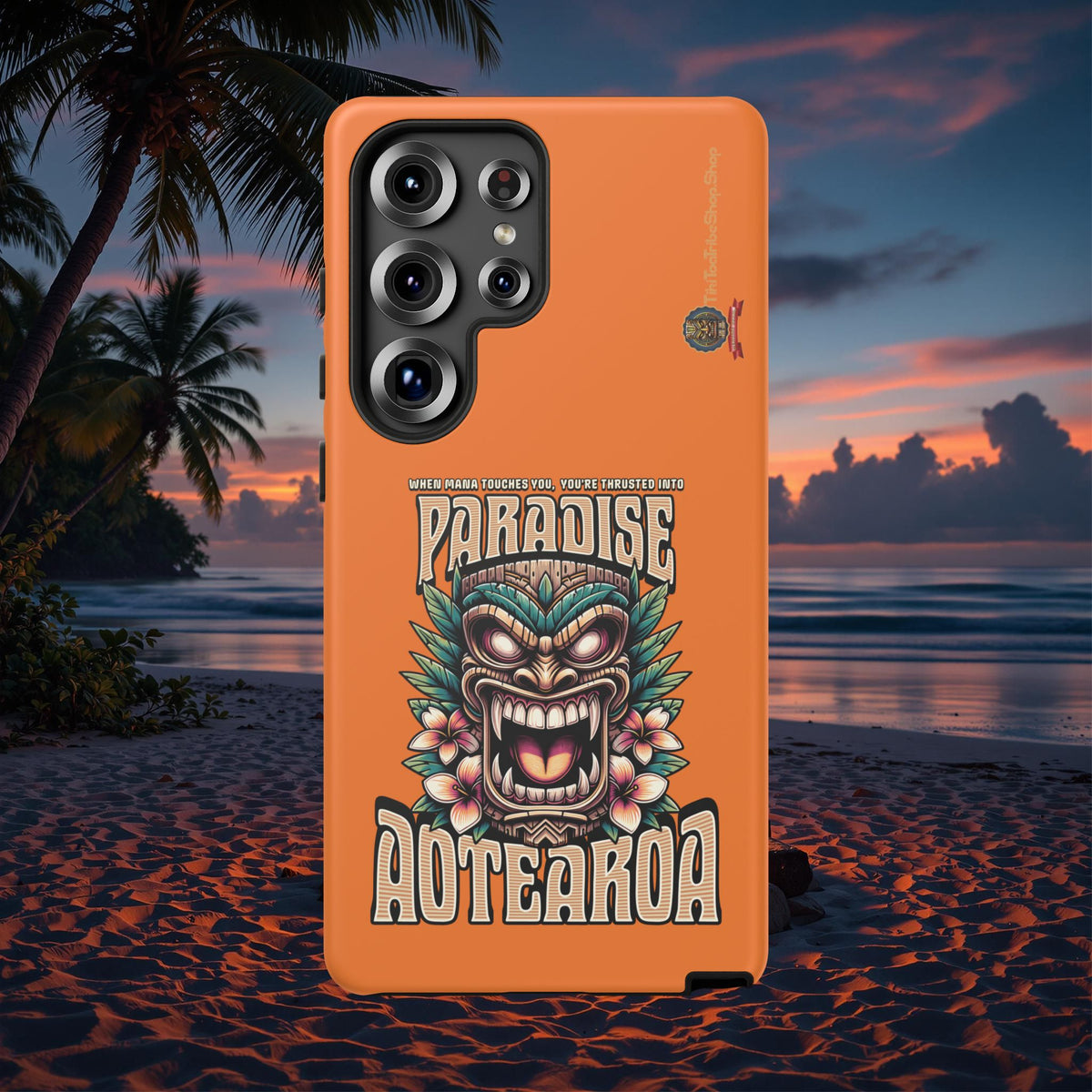 Aotearoa – Coque Antichoc Tiki Maori & Mana Ancestral