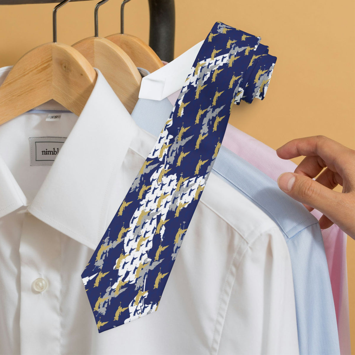 Temple &amp; Moroni Inspiration Tie