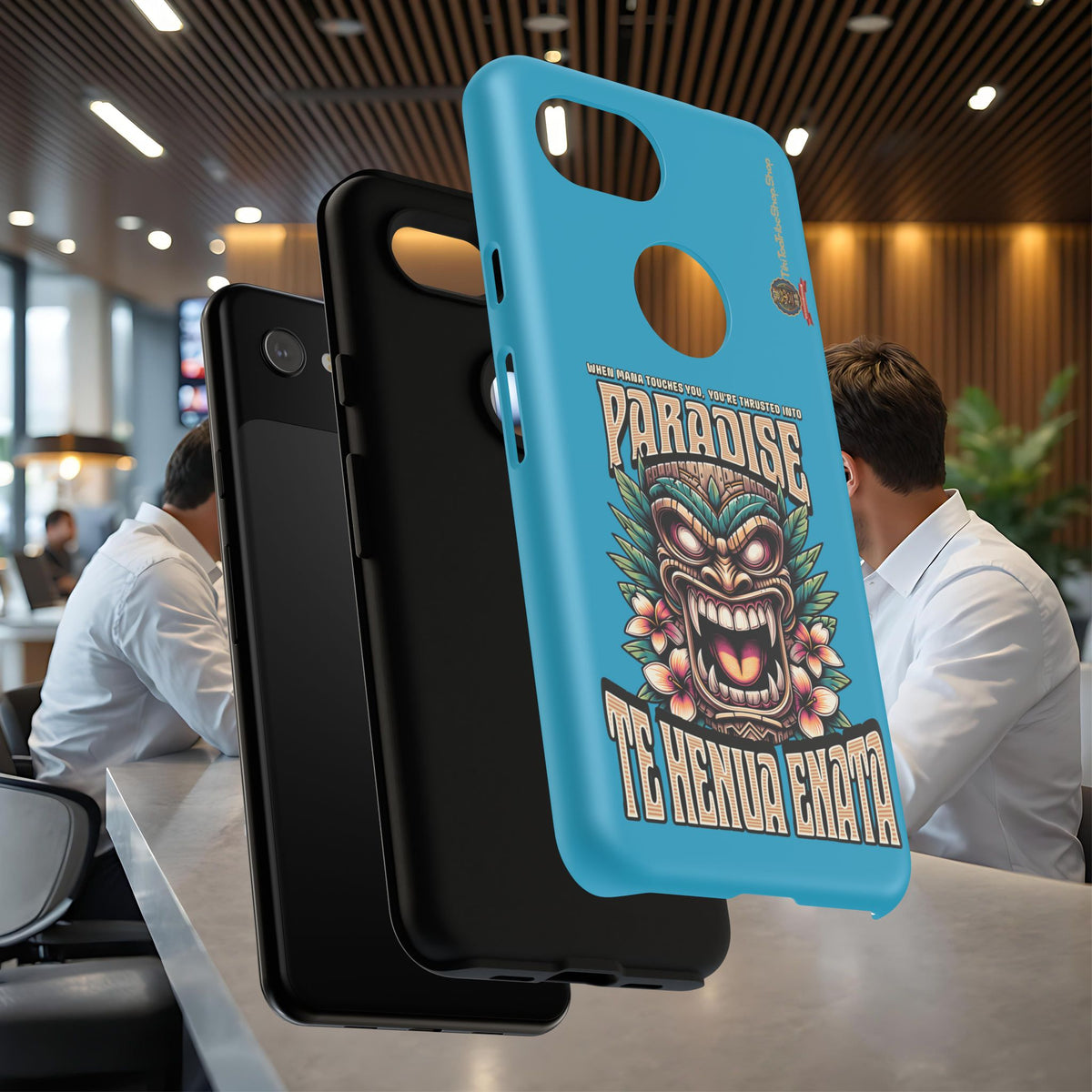 Te Henua Enata – Coque Antichoc Tiki Ancestral & Puissant