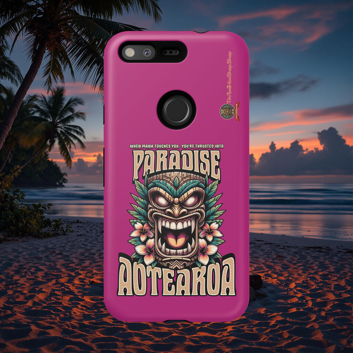 Aotearoa – Coque Antichoc Tiki Maori & Mana Ancestral