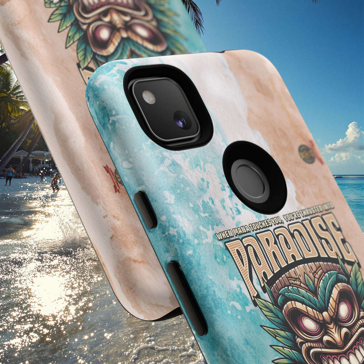 Tahiti – Coque Antichoc Premium Tiki Royal