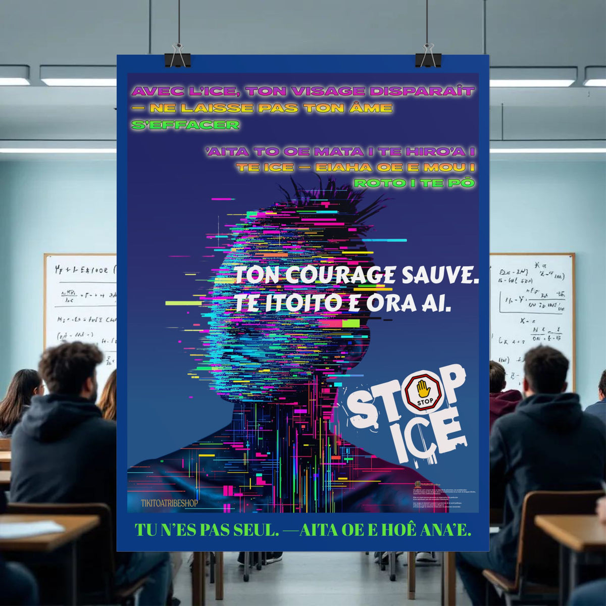 Posters Anti-ICE Polynésie – Affiches de Sensibilisation Contre la Drogue “Paruru i te ora – Brisons les chaînes de l’ICE”