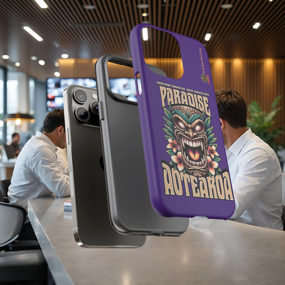 Aotearoa – Tiki Maori &amp; Ancestral Mana Shockproof Case