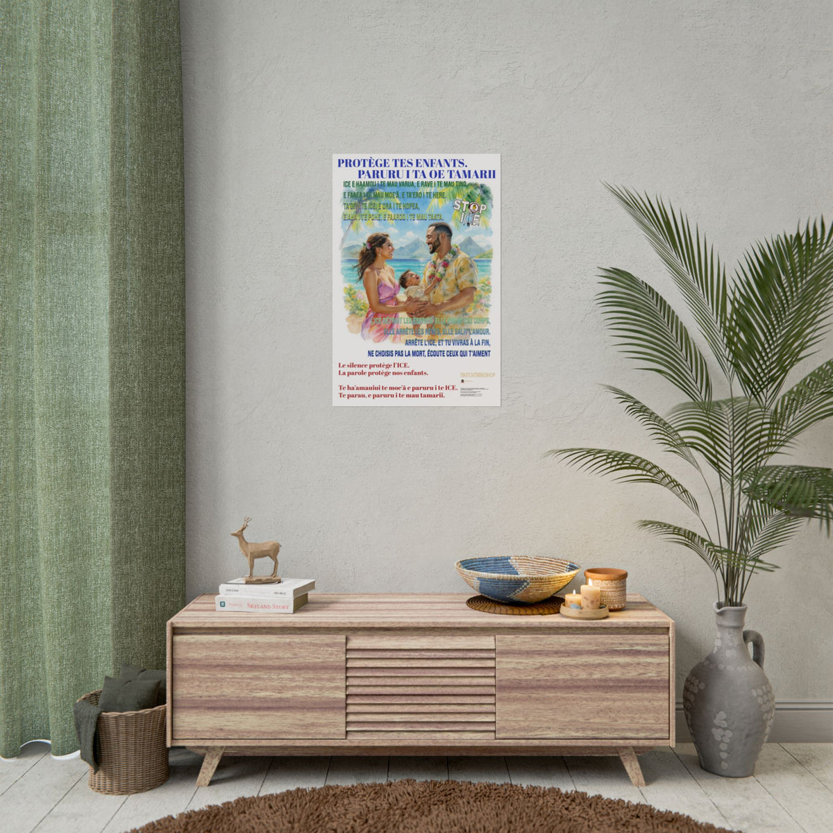 Posters Anti-ICE Polynésie – Affiches de Sensibilisation Contre la Drogue “Paruru i te ora – Brisons les chaînes de l’ICE”