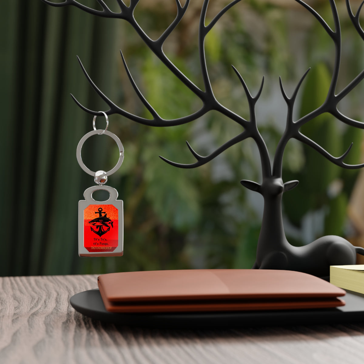 🇵🇫 “Tiki Toa – The Guardian” Keychain