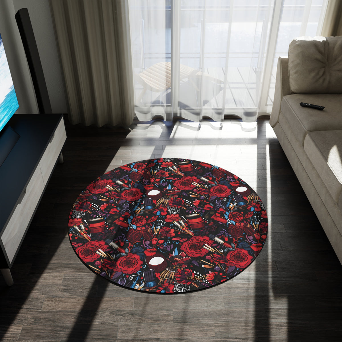 Tapis Rond, “Glow Up Pop & Chic”