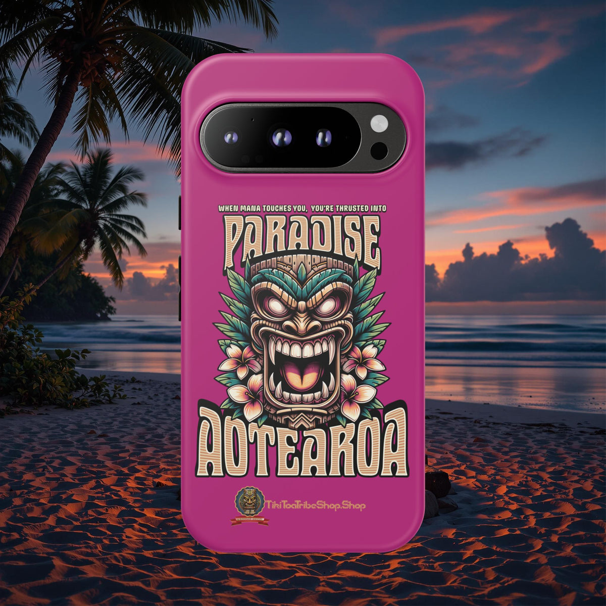 Aotearoa – Coque Antichoc Tiki Maori & Mana Ancestral