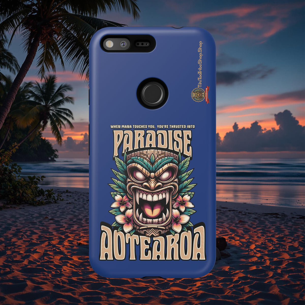 Aotearoa – Coque Antichoc Tiki Maori & Mana Ancestral