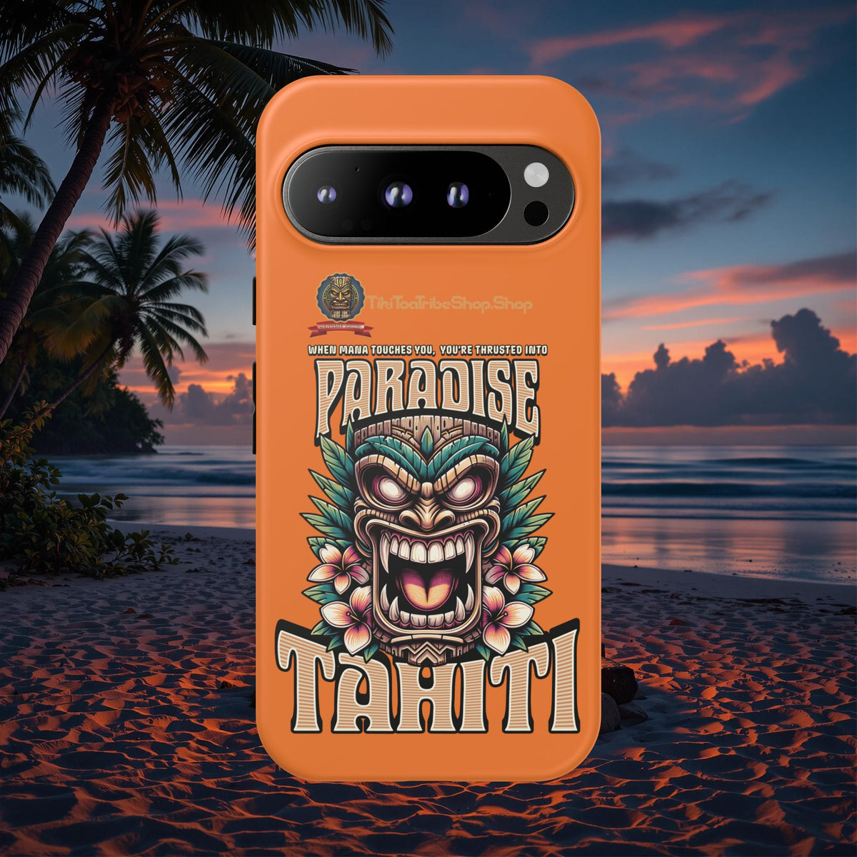 Tahiti – Coque Antichoc Premium Tiki Royal