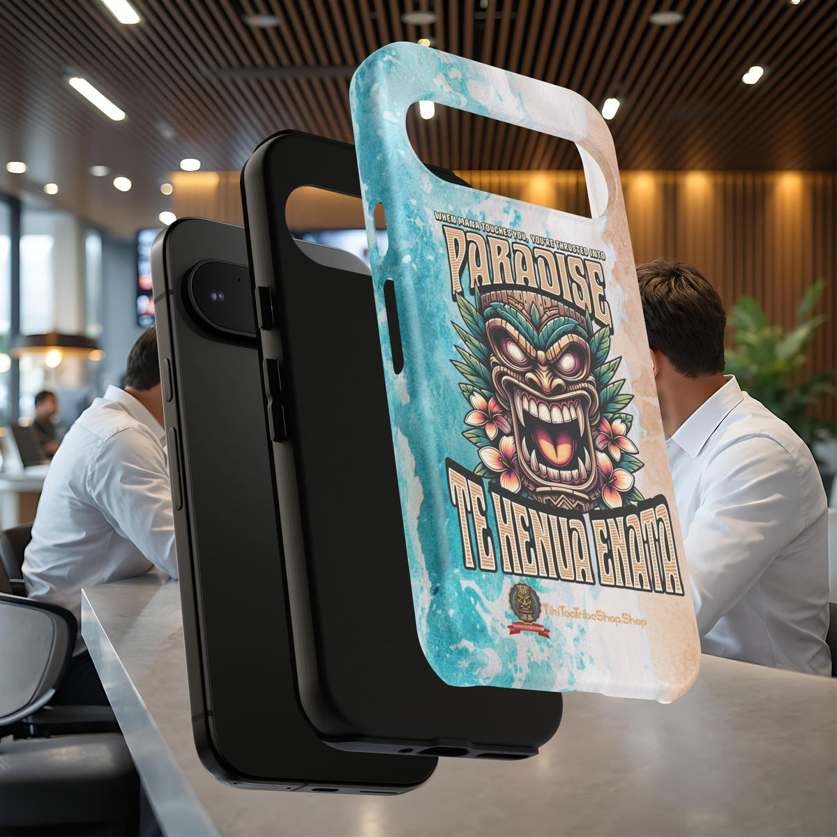 Te Henua Enata – Coque Antichoc Tiki Ancestral & Puissant