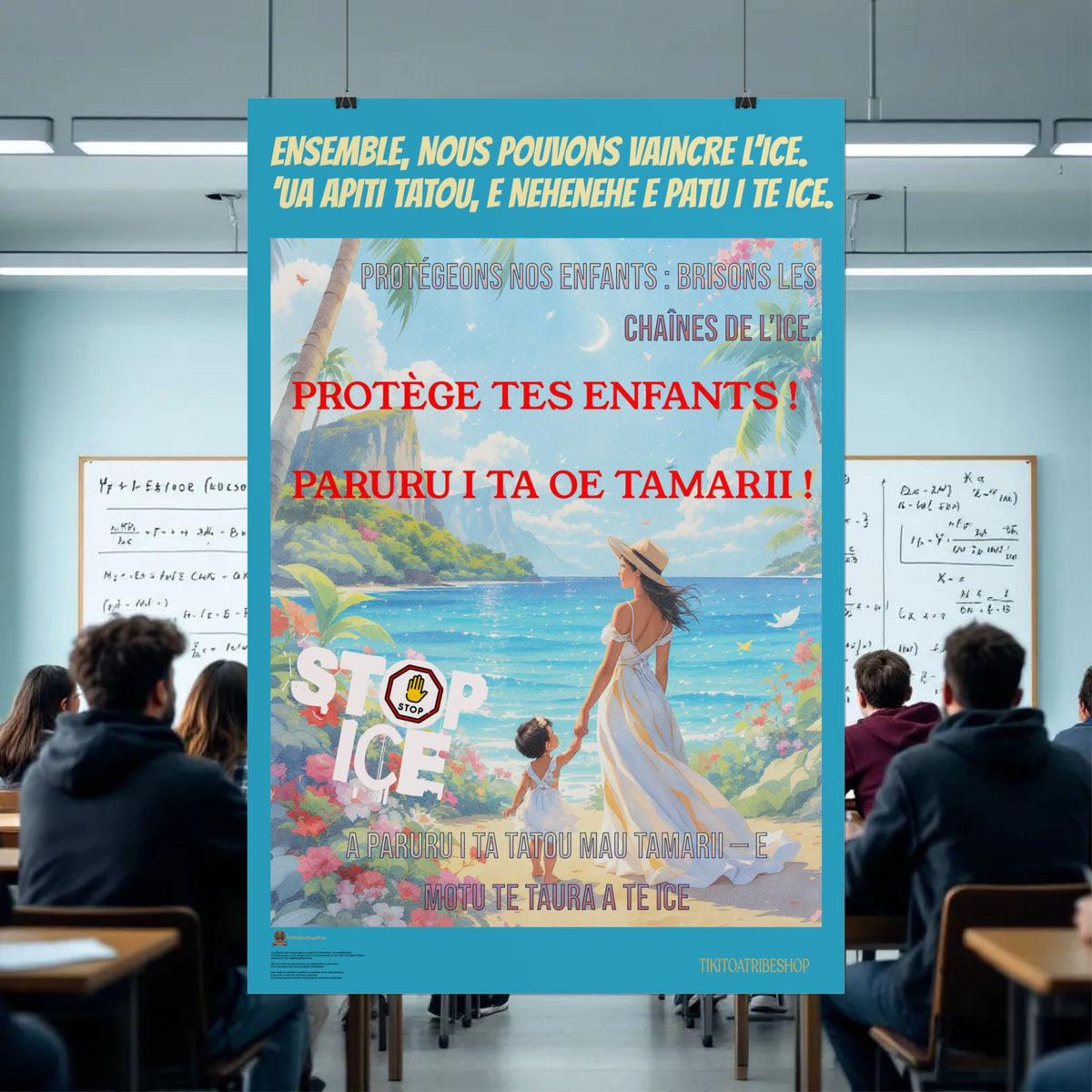 Posters Anti-ICE Polynésie – Affiches de Sensibilisation Contre la Drogue “Paruru i te ora – Brisons les chaînes de l’ICE”