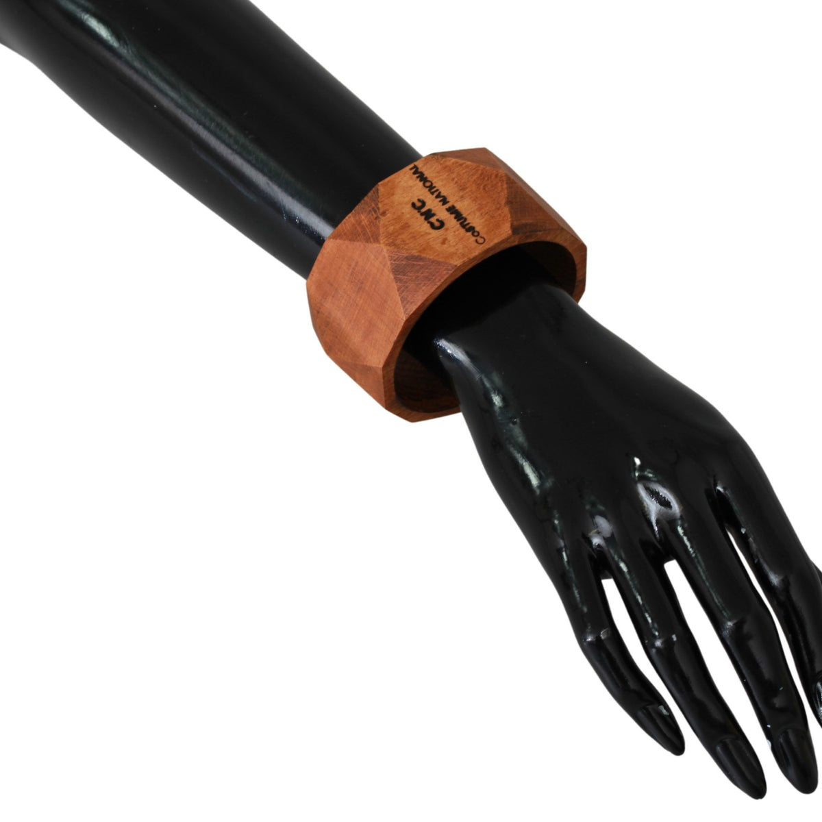 NATIONAL COSTUME: Unisex Carved Wooden Bracelet - Natural Elegance and Unique Design