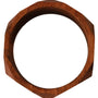 NATIONAL COSTUME: Unisex Carved Wooden Bracelet - Natural Elegance and Unique Design