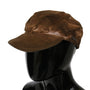 National Costume Elegant Brown Newsboy Hat