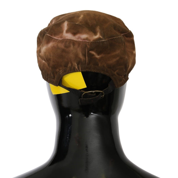 National Costume Elegant Brown Newsboy Hat