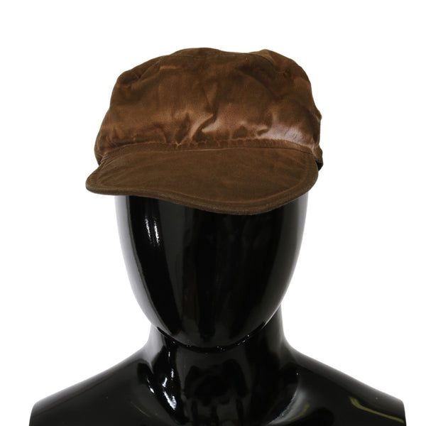 National Costume Elegant Brown Newsboy Hat
