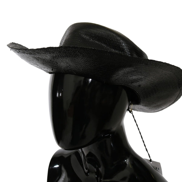 National Chic Black Floppy Hat Costume - Timeless Elegance