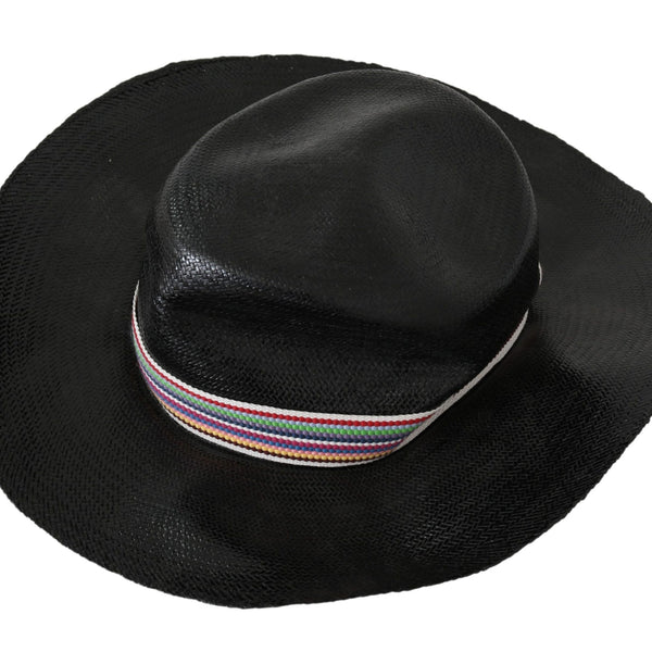 National Chic Black Floppy Hat Costume - Timeless Elegance
