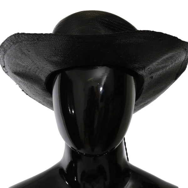 National Chic Black Floppy Hat Costume - Timeless Elegance