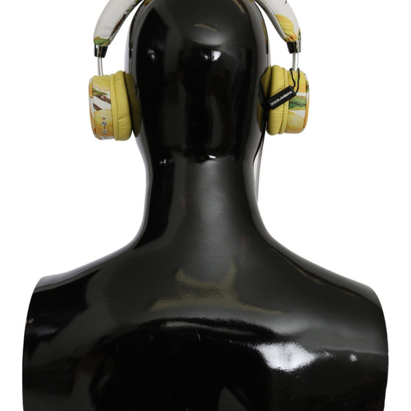 DOLCE &amp; GABBANA: Italian Spring Lemon Print Headphones