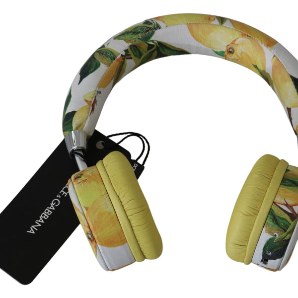 DOLCE &amp; GABBANA: Italian Spring Lemon Print Headphones