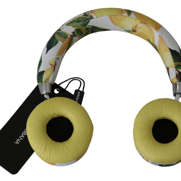 DOLCE &amp; GABBANA: Italian Spring Lemon Print Headphones
