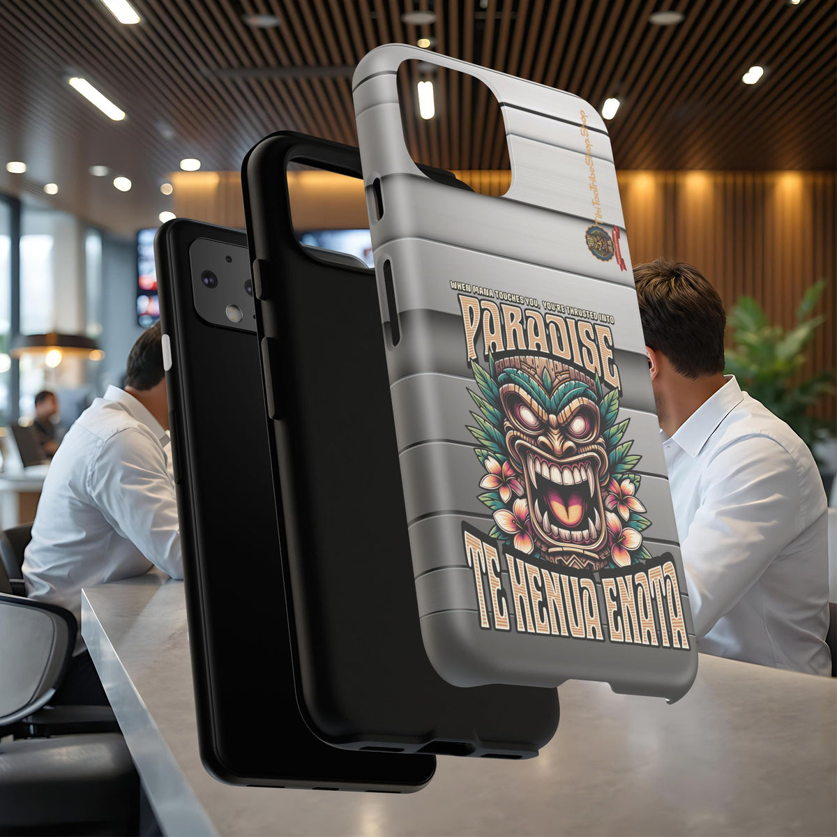 Te Henua Enata – Coque Antichoc Tiki Ancestral & Puissant