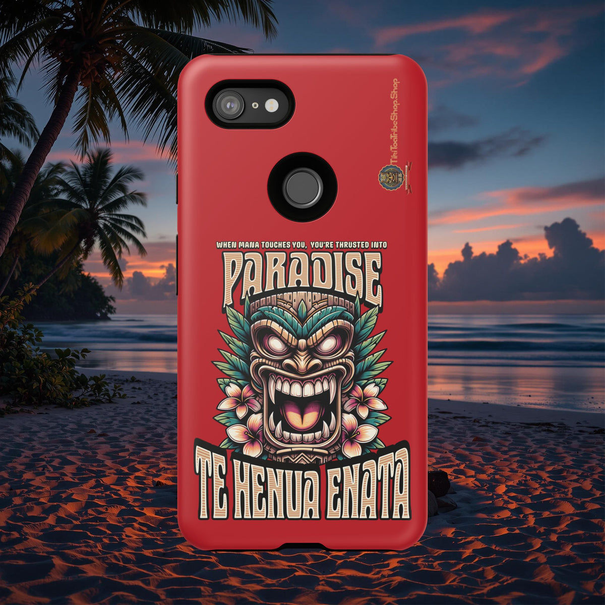 Te Henua Enata – Coque Antichoc Tiki Ancestral & Puissant