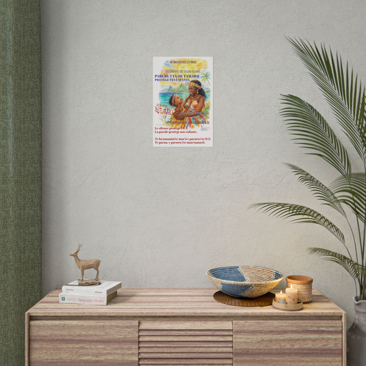 Posters Anti-ICE Polynésie – Affiches de Sensibilisation Contre la Drogue “Paruru i te ora – Brisons les chaînes de l’ICE”