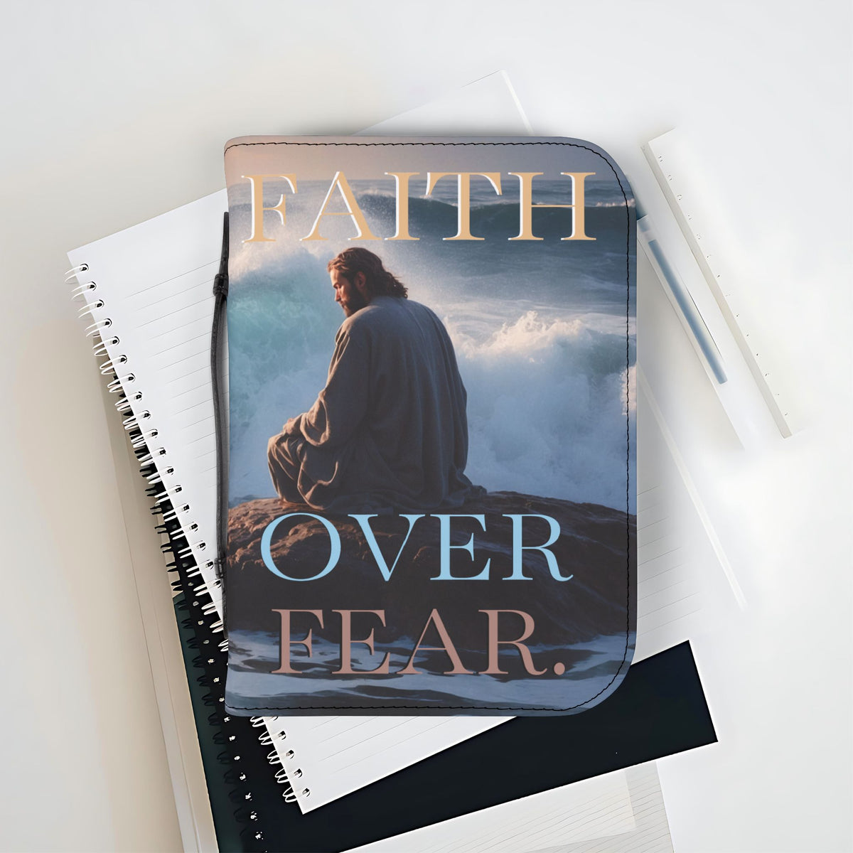 🇺🇸 Elegant Cover: "Faith Over Fear"