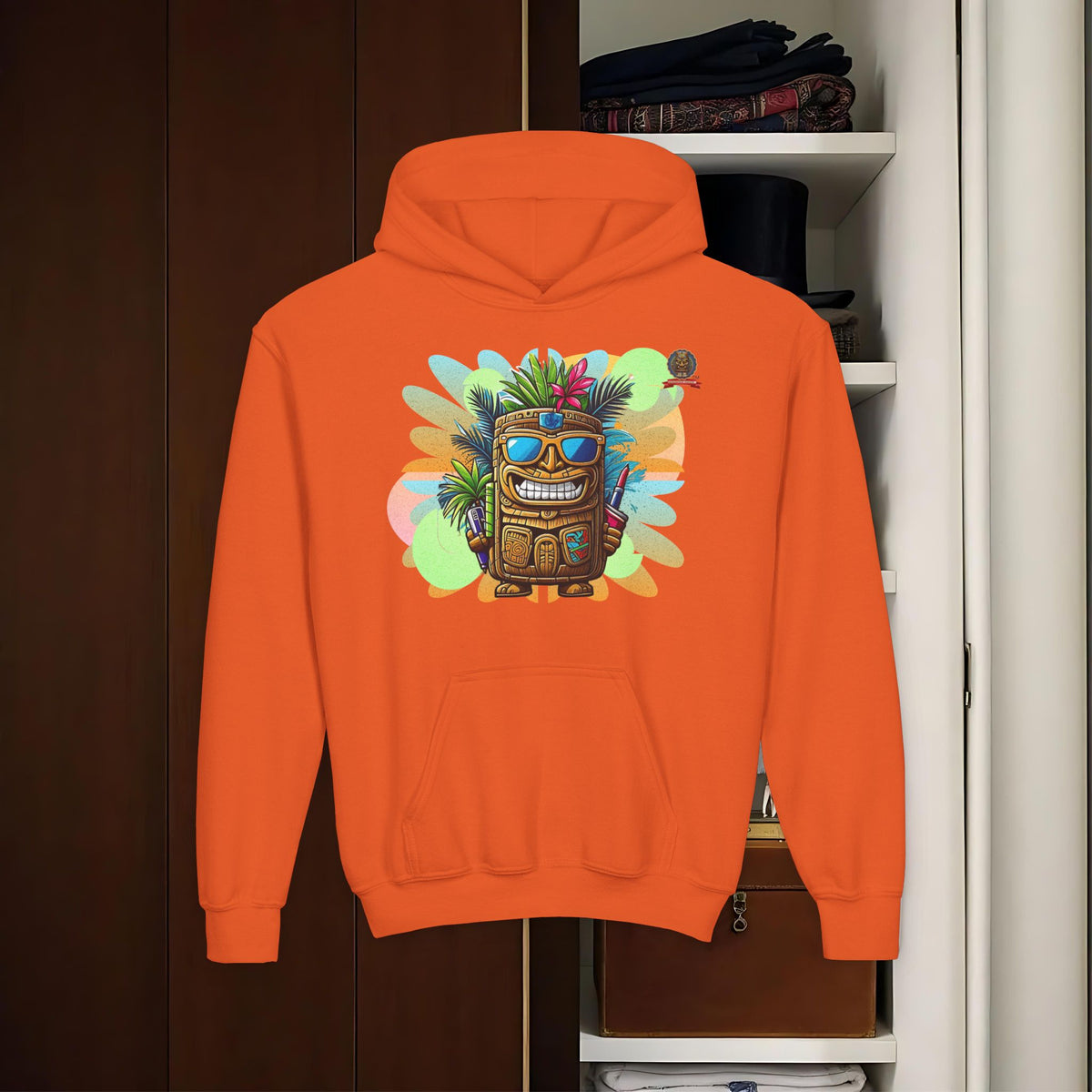THE TIKI SPIRIT - Thick hooded sweatshirt for youth