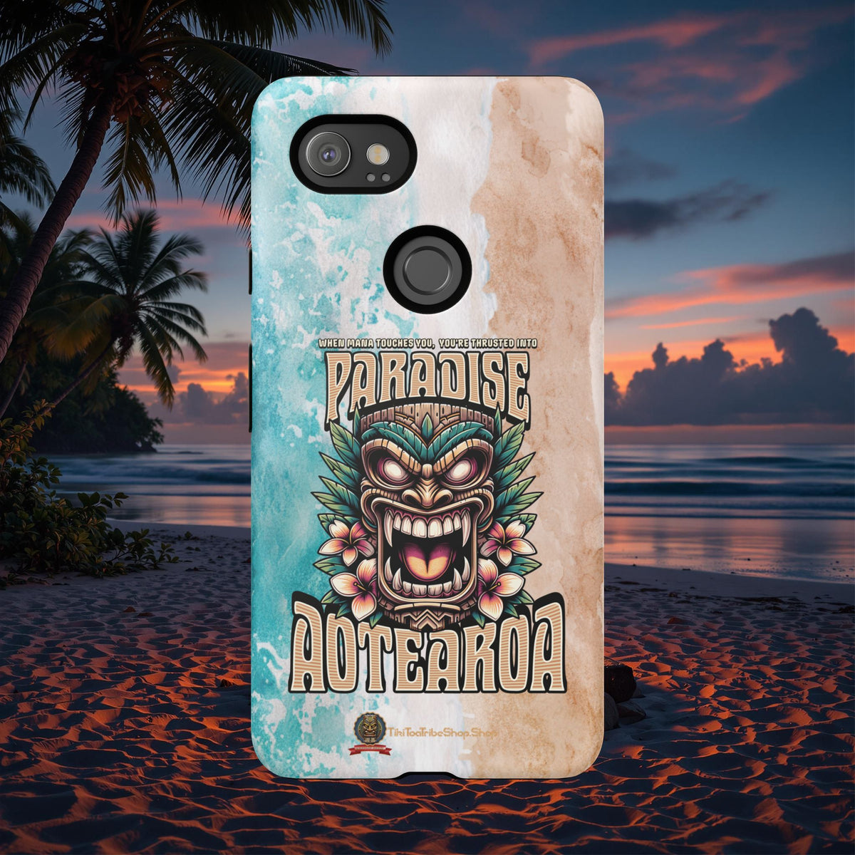 Aotearoa – Coque Antichoc Tiki Maori & Mana Ancestral