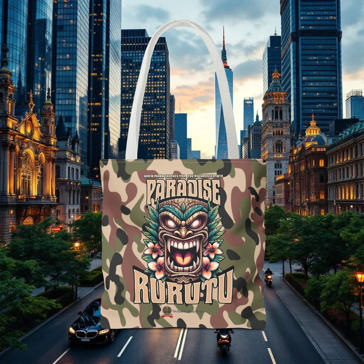 Tote Bag - 'Paradise Rurutu'
