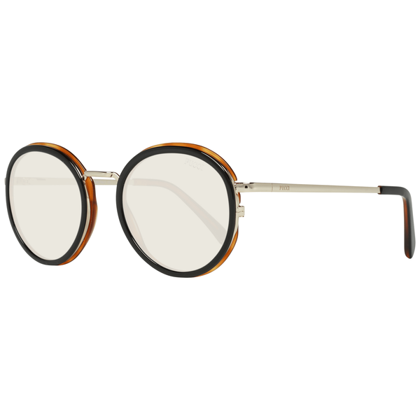 EMILIO PUCCI Black &amp; Brown Sunglasses for Women