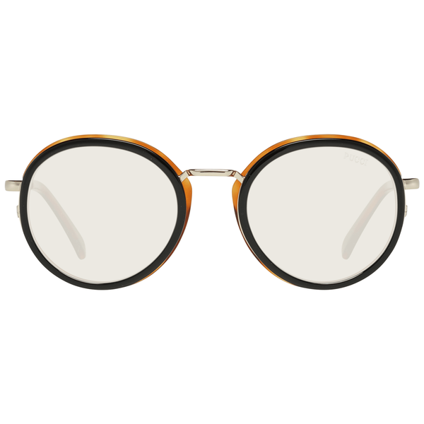EMILIO PUCCI Black &amp; Brown Sunglasses for Women