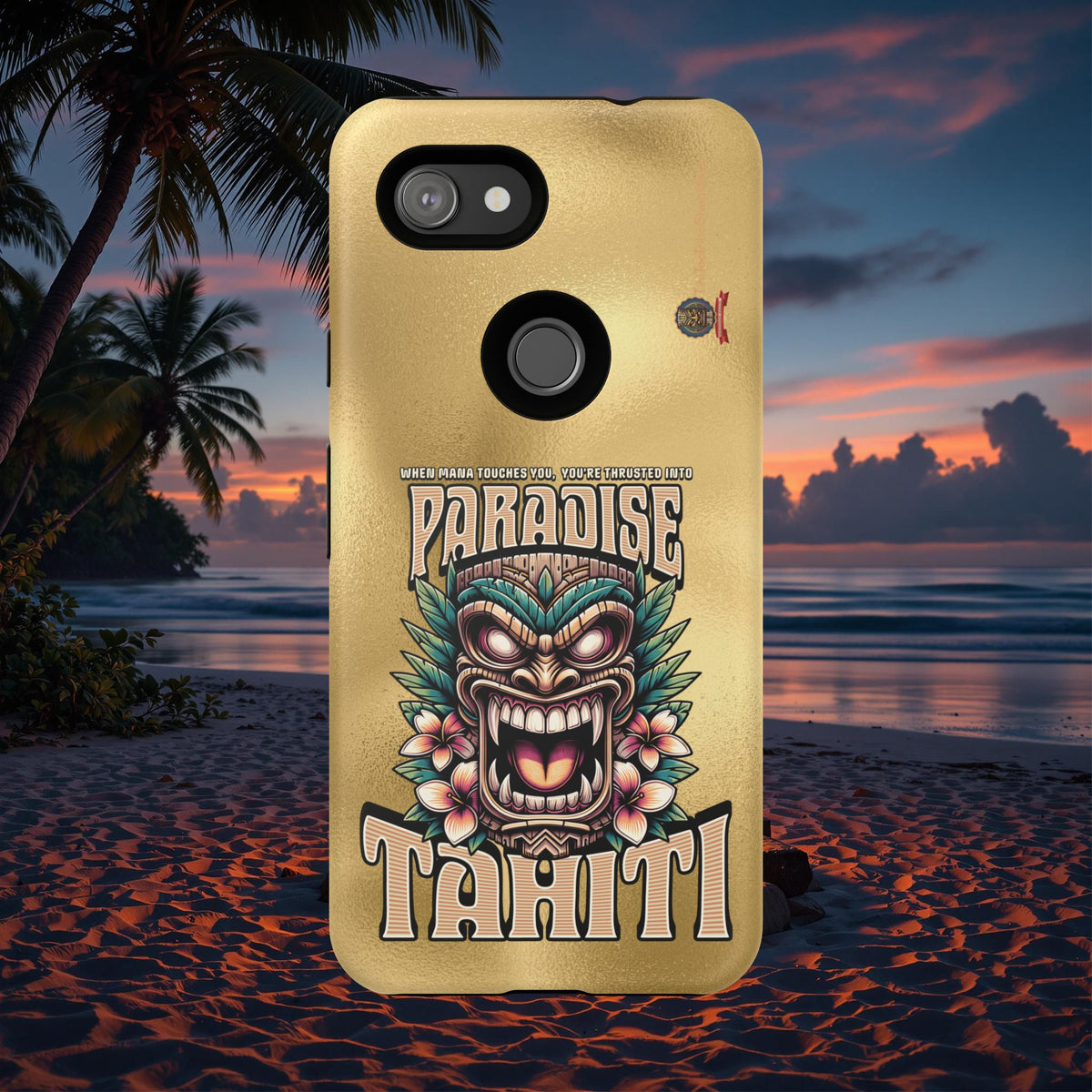 Tahiti – Coque Antichoc Premium Tiki Royal