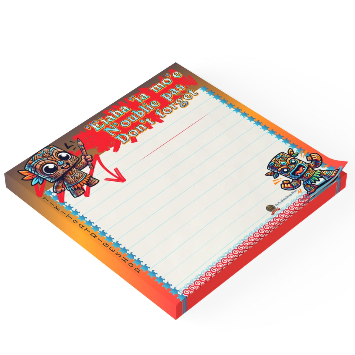 Bloc Notes Adhésif de Tribu 🔥 L'Indispensable de la Mémoire Tribal !
