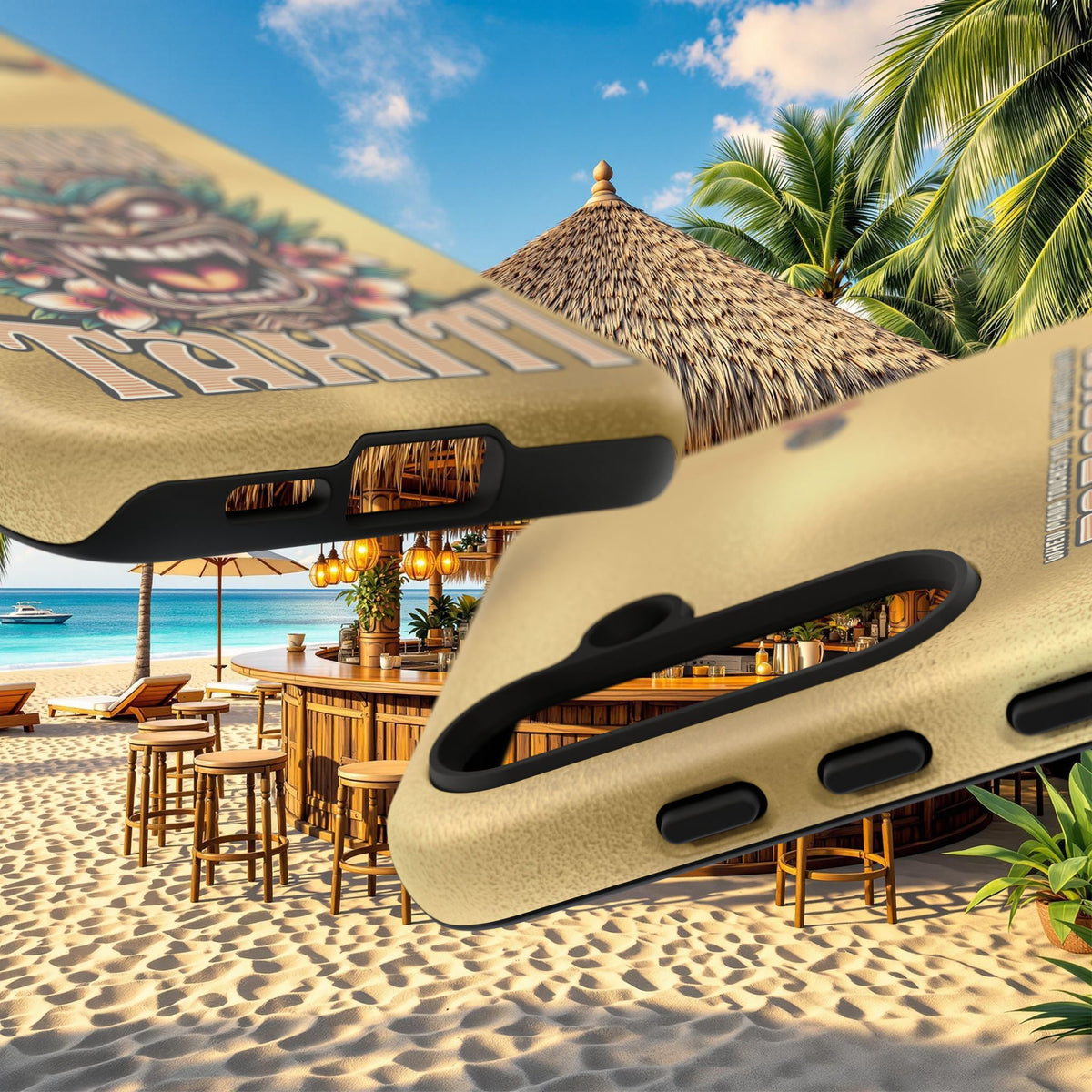 Tahiti – Coque Antichoc Premium Tiki Royal