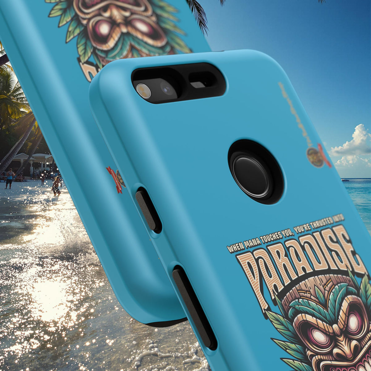 Tahiti – Coque Antichoc Premium Tiki Royal