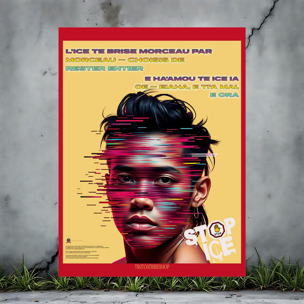 Posters Anti-ICE Polynésie – Affiches de Sensibilisation Contre la Drogue “Paruru i te ora – Brisons les chaînes de l’ICE”