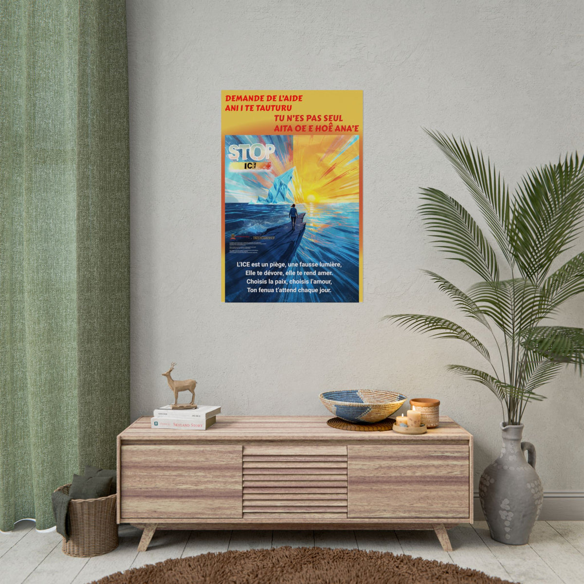 Posters Anti-ICE Polynésie – Affiches de Sensibilisation Contre la Drogue “Paruru i te ora – Brisons les chaînes de l’ICE”