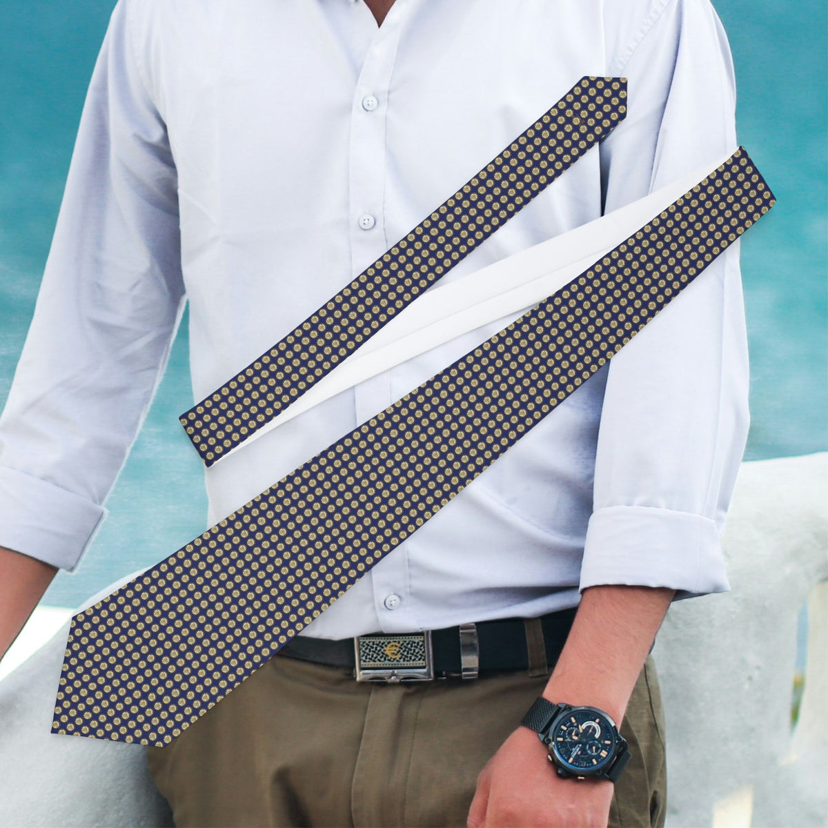 Moroni Classic Polka Dot Inspired Tie