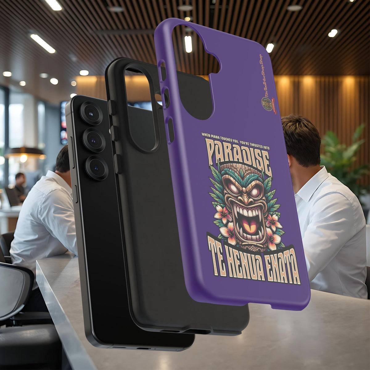 Te Henua Enata – Coque Antichoc Tiki Ancestral & Puissant