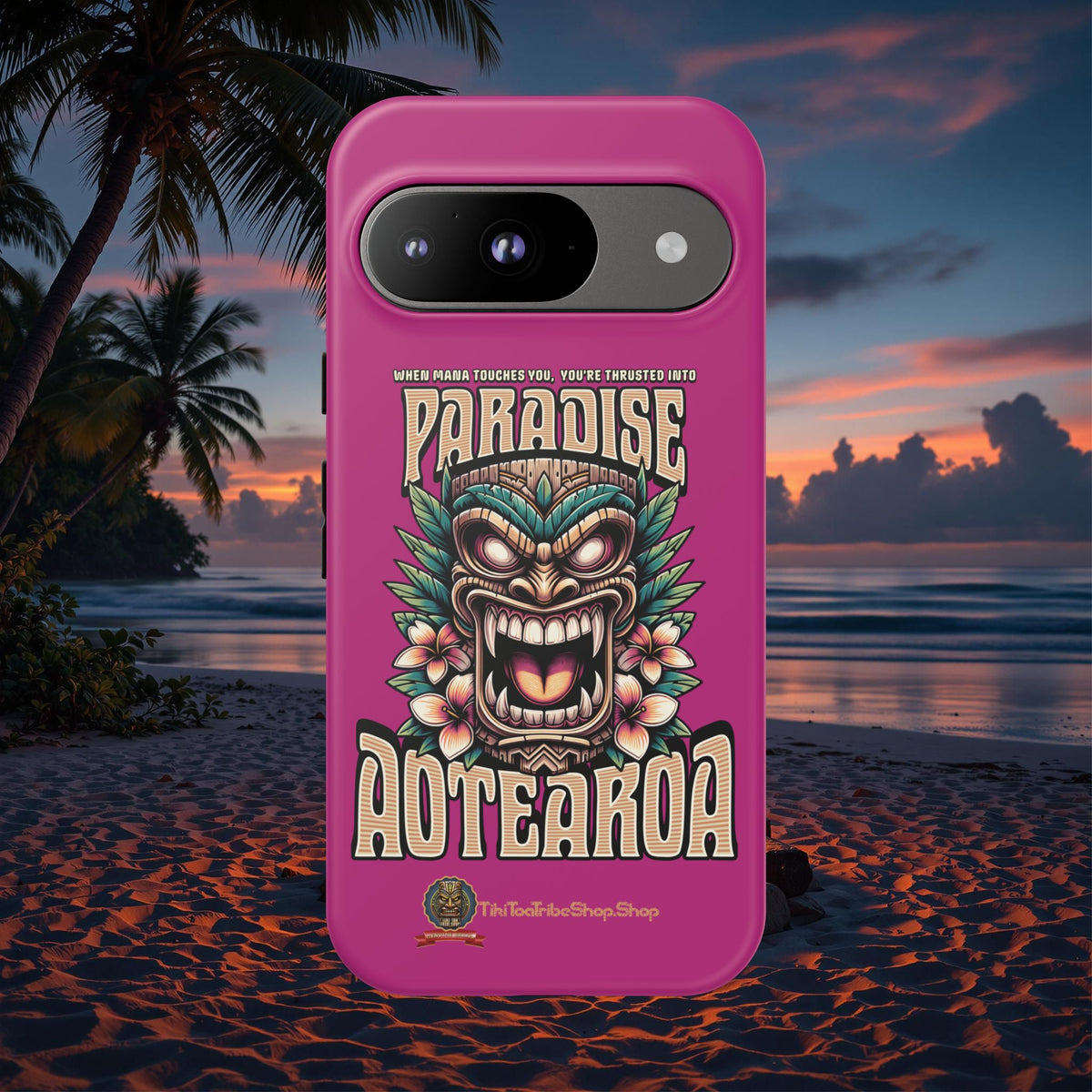 Aotearoa – Coque Antichoc Tiki Maori & Mana Ancestral