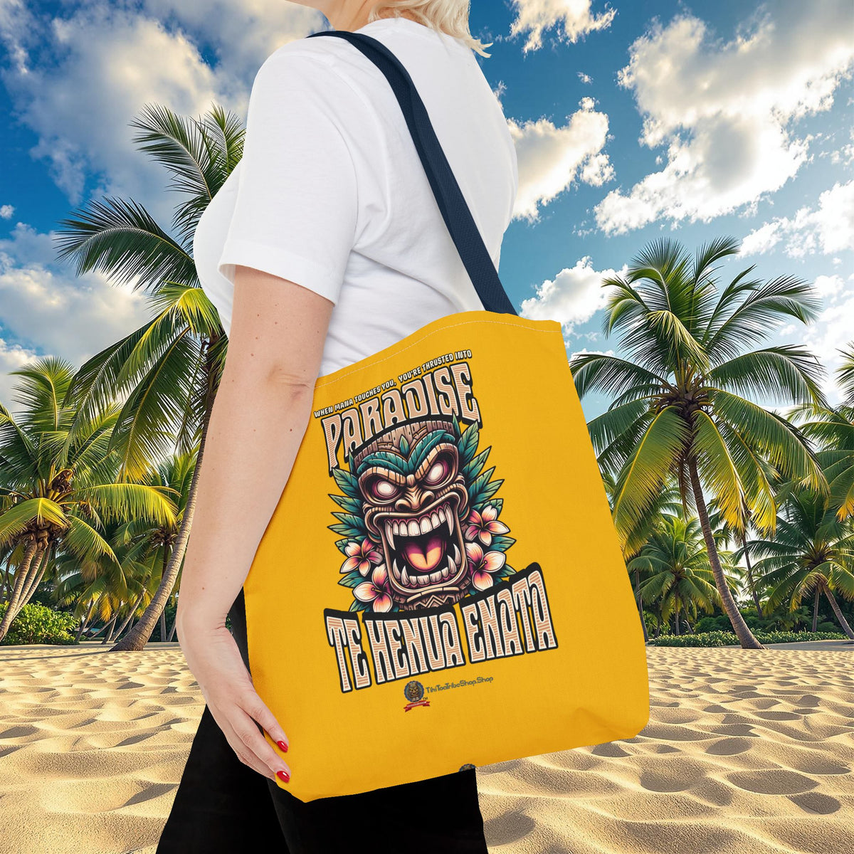 TE HENUA ENATA PARADISE Tote Bag