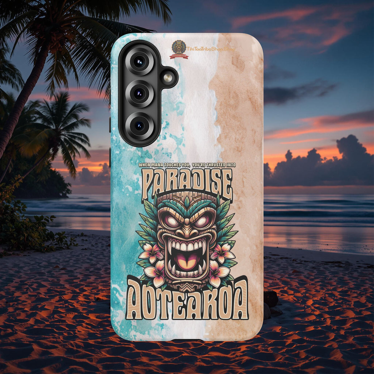 Aotearoa – Coque Antichoc Tiki Maori & Mana Ancestral