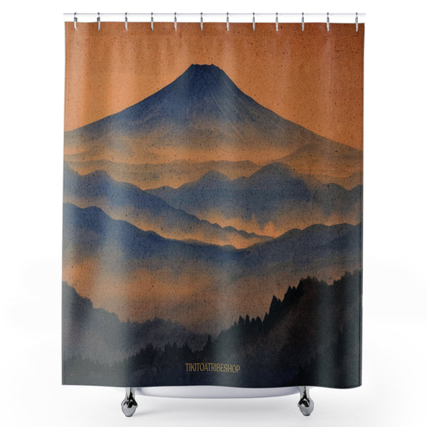 Mont Fuji Crépusculaire : Sérénité Japonaise