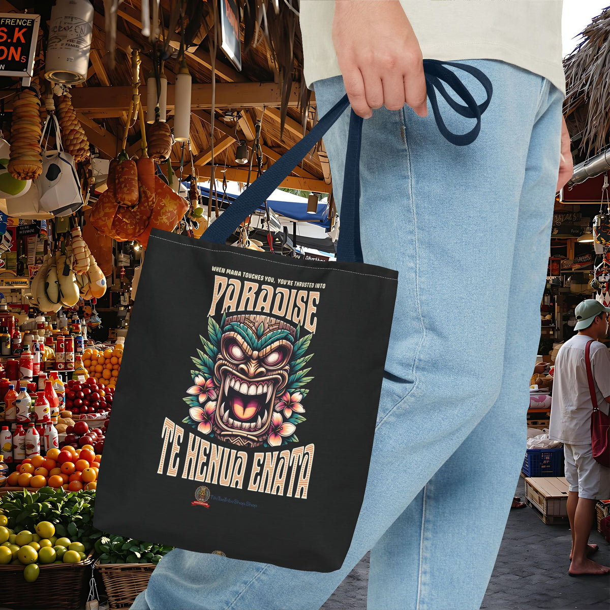 TE HENUA ENATA PARADISE Tote Bag