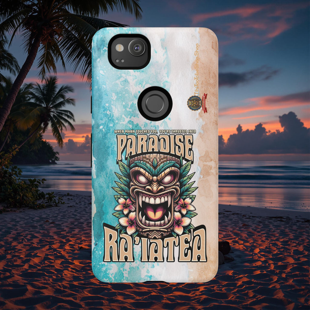 Ra’iatea – Coque Tiki Tribal de Protection Premium